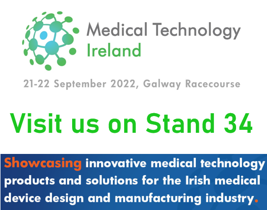 Medical Technology Ireland, SCS exhibiting at stand 34