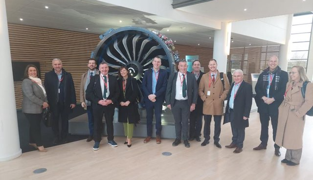 The Emerald Aero Group met with Safran members to discuss potential partnerships in the French Aerospace sector